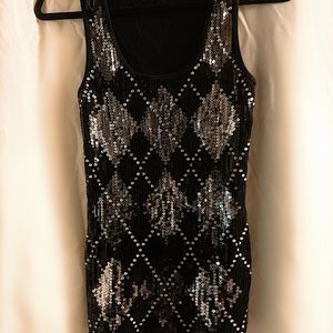 Express Sequin Tank Top
